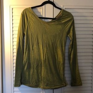 Women’s extra small free people green shirt